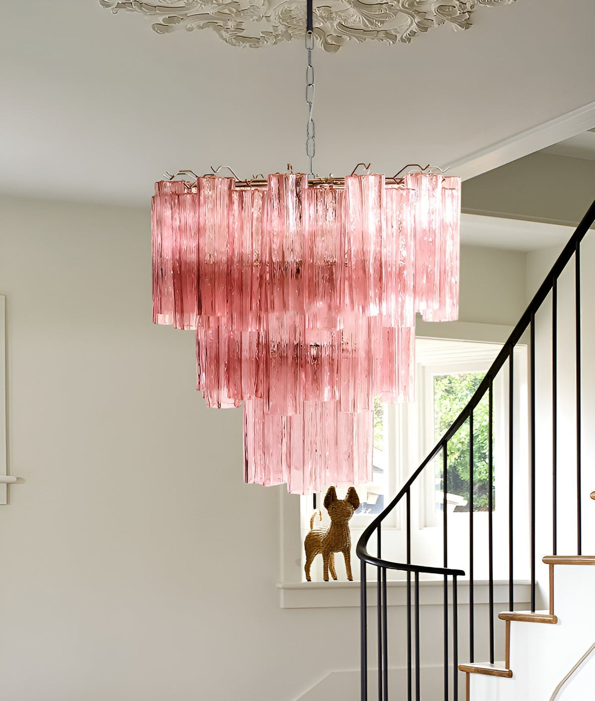 Verrenwell Glass Chandelier-Moonnatur