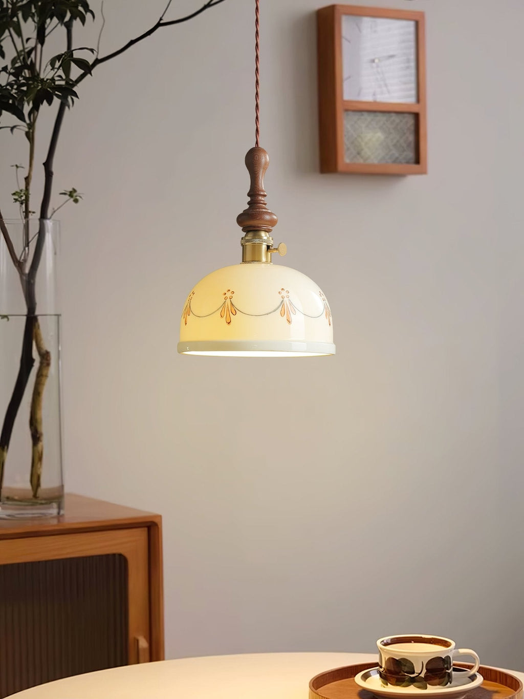 Darnelelle Ceramic Pendant Light-Moonnatur