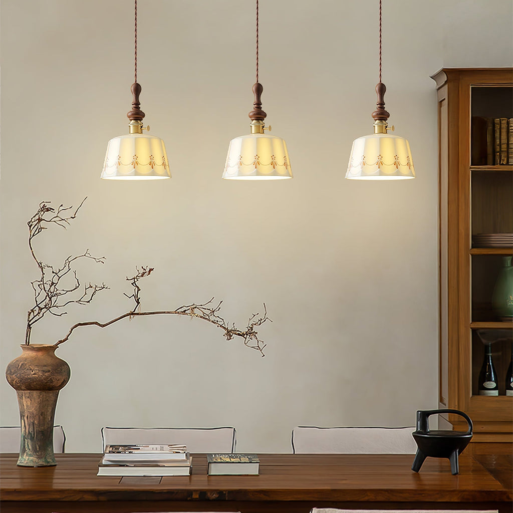 Darnelelle Ceramic Pendant Light-Moonnatur
