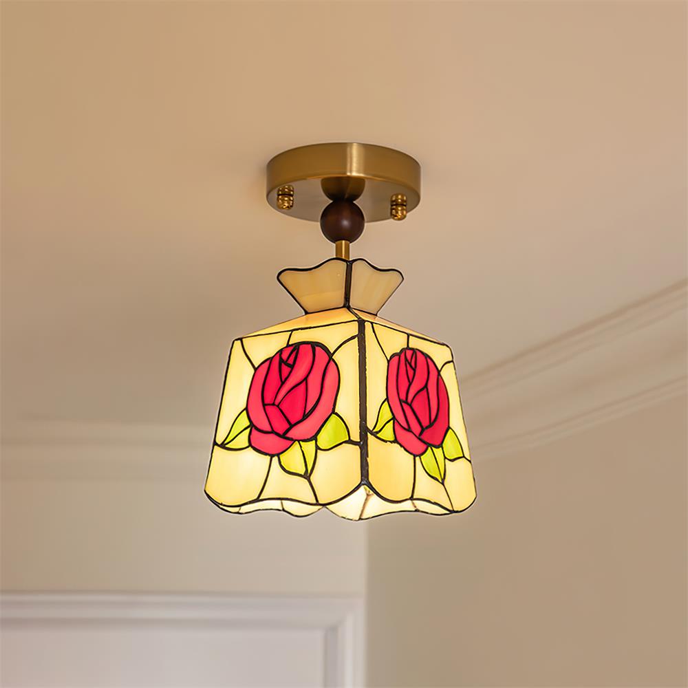 Nethenwyn Glass Ceiling Light-Moonnatur