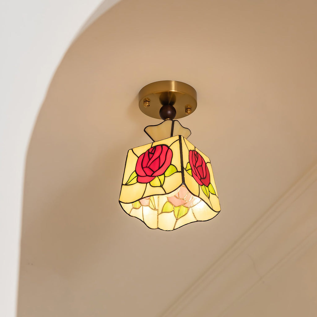 Nethenwyn Glass Ceiling Light-Moonnatur