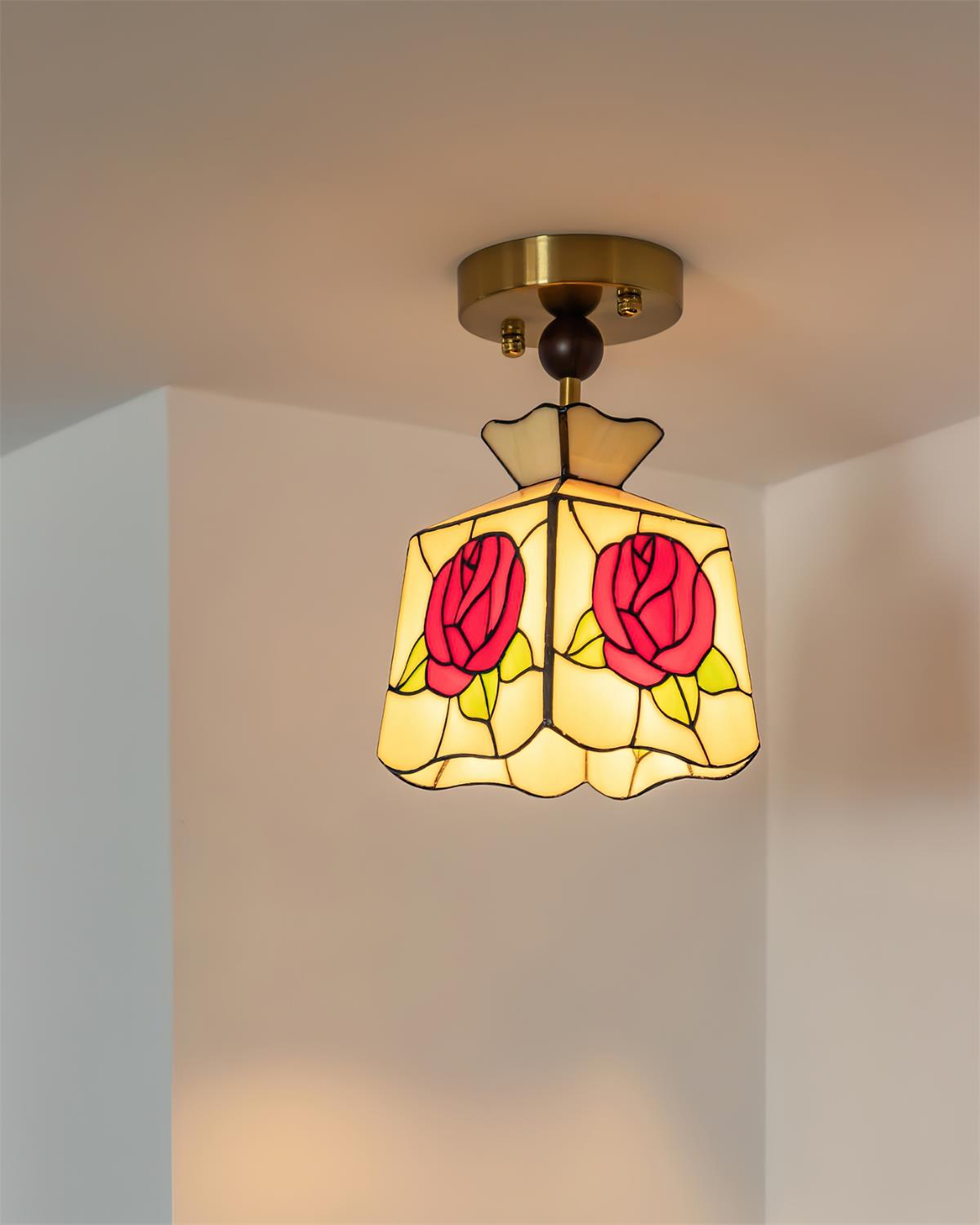 Nethenwyn Glass Ceiling Light-Moonnatur