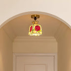 Nethenwyn Glass Ceiling Light-Moonnatur