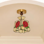 Nethenwyn Glass Ceiling Light-Moonnatur