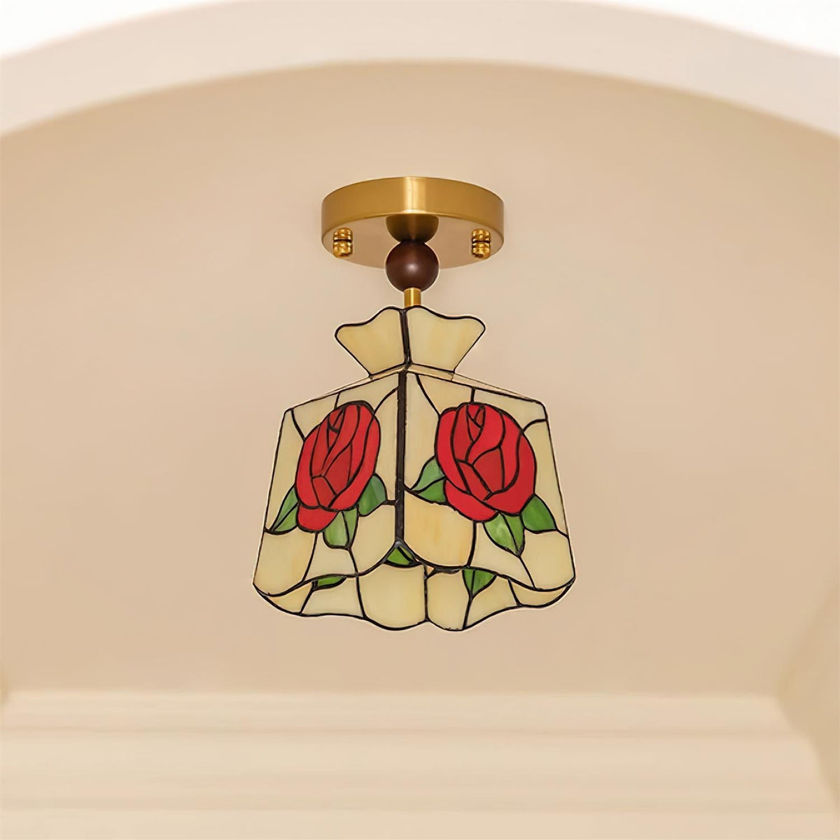 Nethenwyn Glass Ceiling Light-Moonnatur
