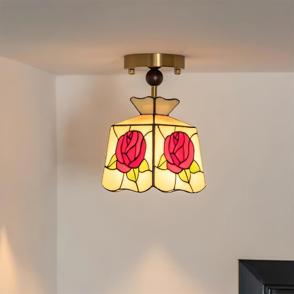 Nethenwyn Glass Ceiling Light-Moonnatur