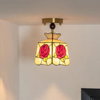Nethenwyn Glass Ceiling Light-Moonnatur