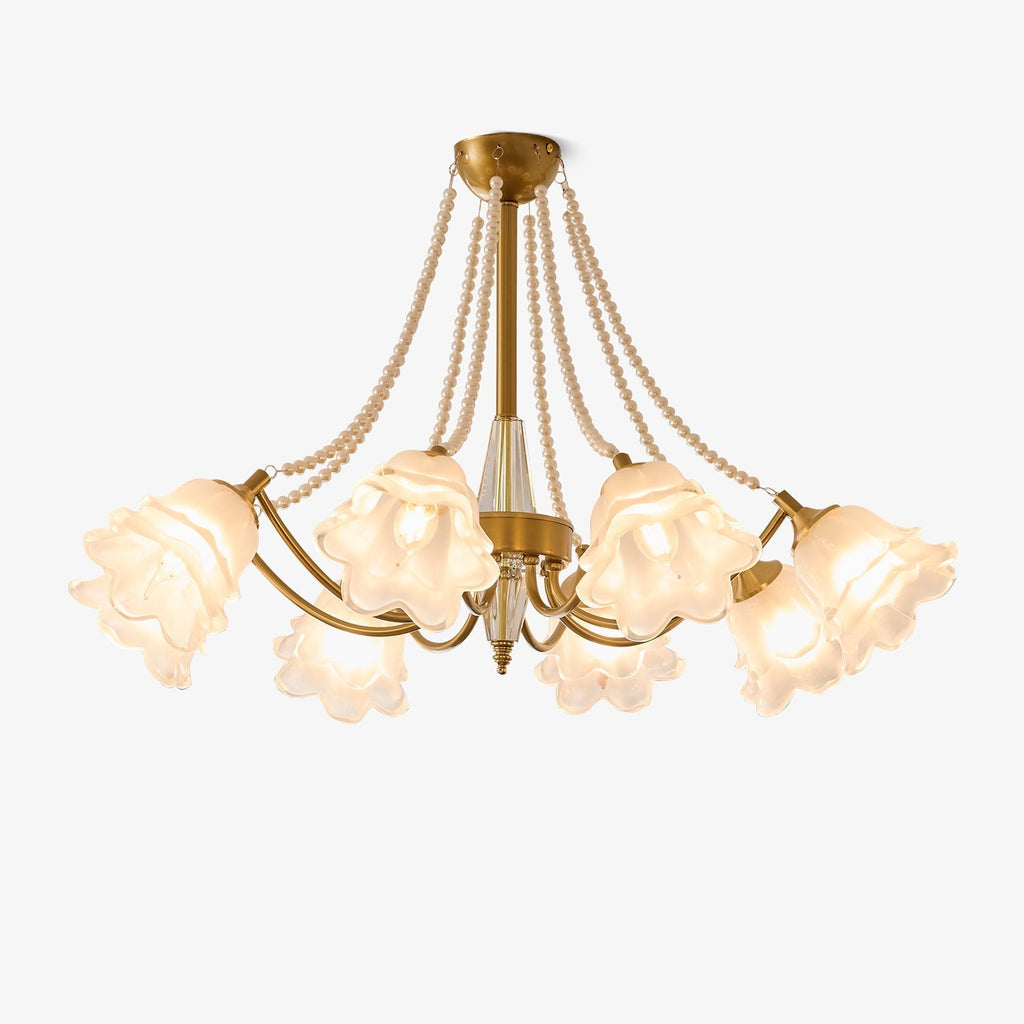 Rovena Glass Chandelier-Moonnatur