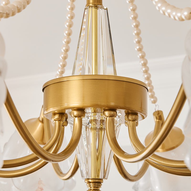Rovena Glass Chandelier-Moonnatur