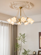 Rovena Glass Chandelier-Moonnatur
