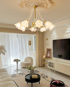 Rovena Glass Chandelier-Moonnatur