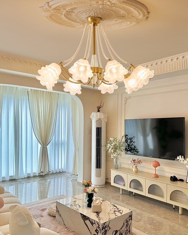 Rovena Glass Chandelier-Moonnatur