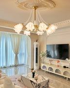 Rovena Glass Chandelier-Moonnatur