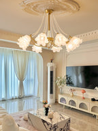 Rovena Glass Chandelier-Moonnatur