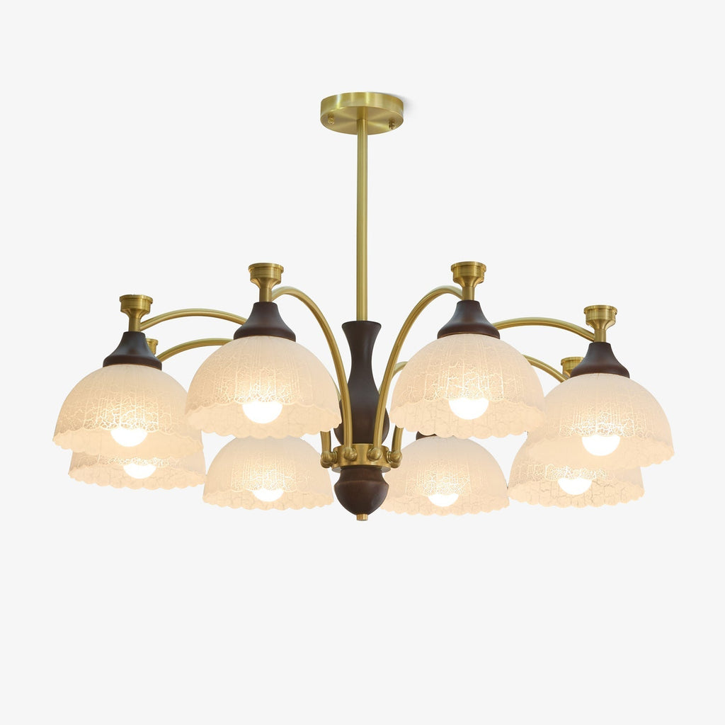 Sovara Wood Chandelier-Moonnatur