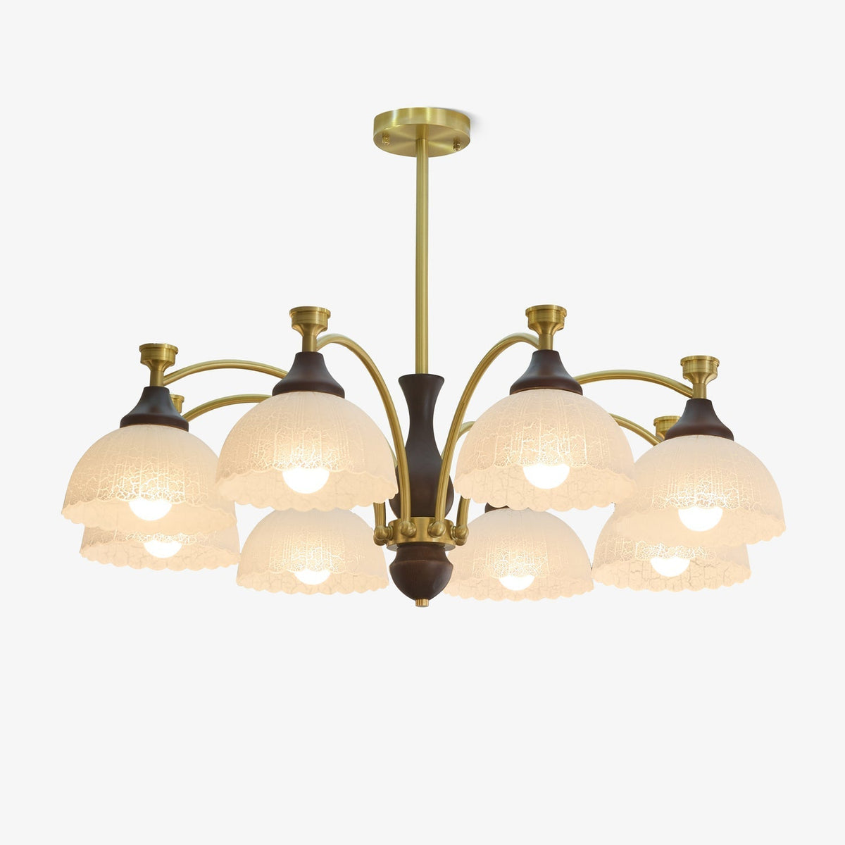 Sovara Wood Chandelier-Moonnatur