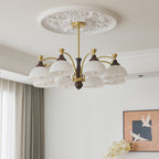 Sovara Wood Chandelier-Moonnatur