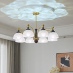 Sovara Wood Chandelier-Moonnatur
