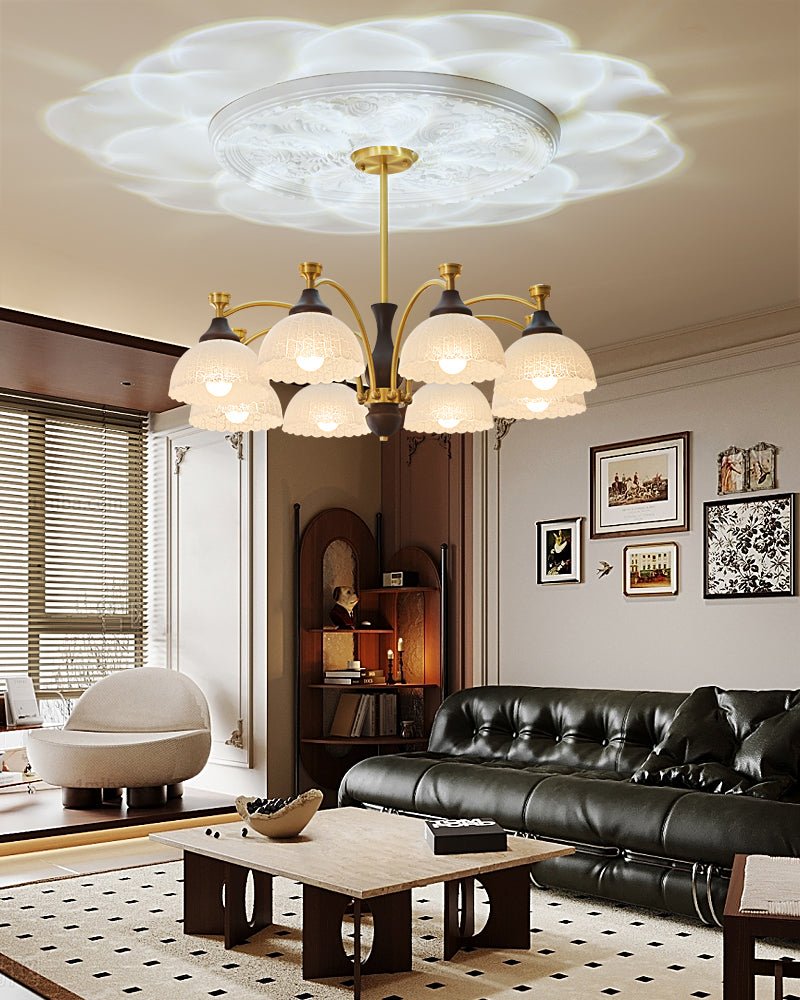 Sovara Wood Chandelier-Moonnatur
