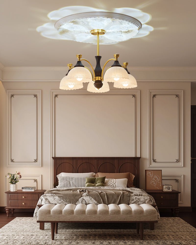 Sovara Wood Chandelier-Moonnatur
