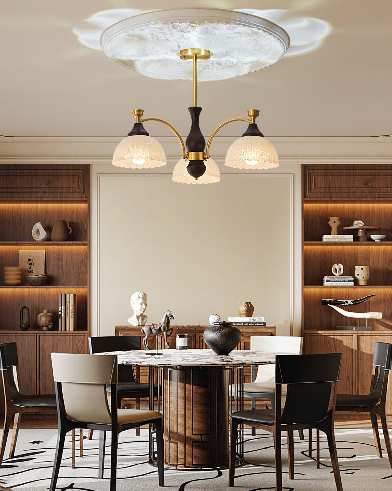 Sovara Wood Chandelier-Moonnatur