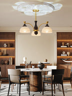 Sovara Wood Chandelier-Moonnatur