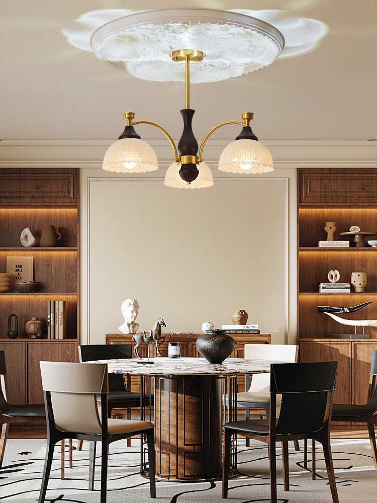Sovara Wood Chandelier-Moonnatur