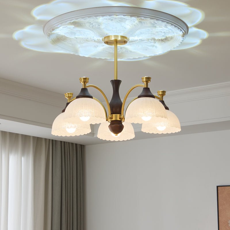 Sovara Wood Chandelier-Moonnatur