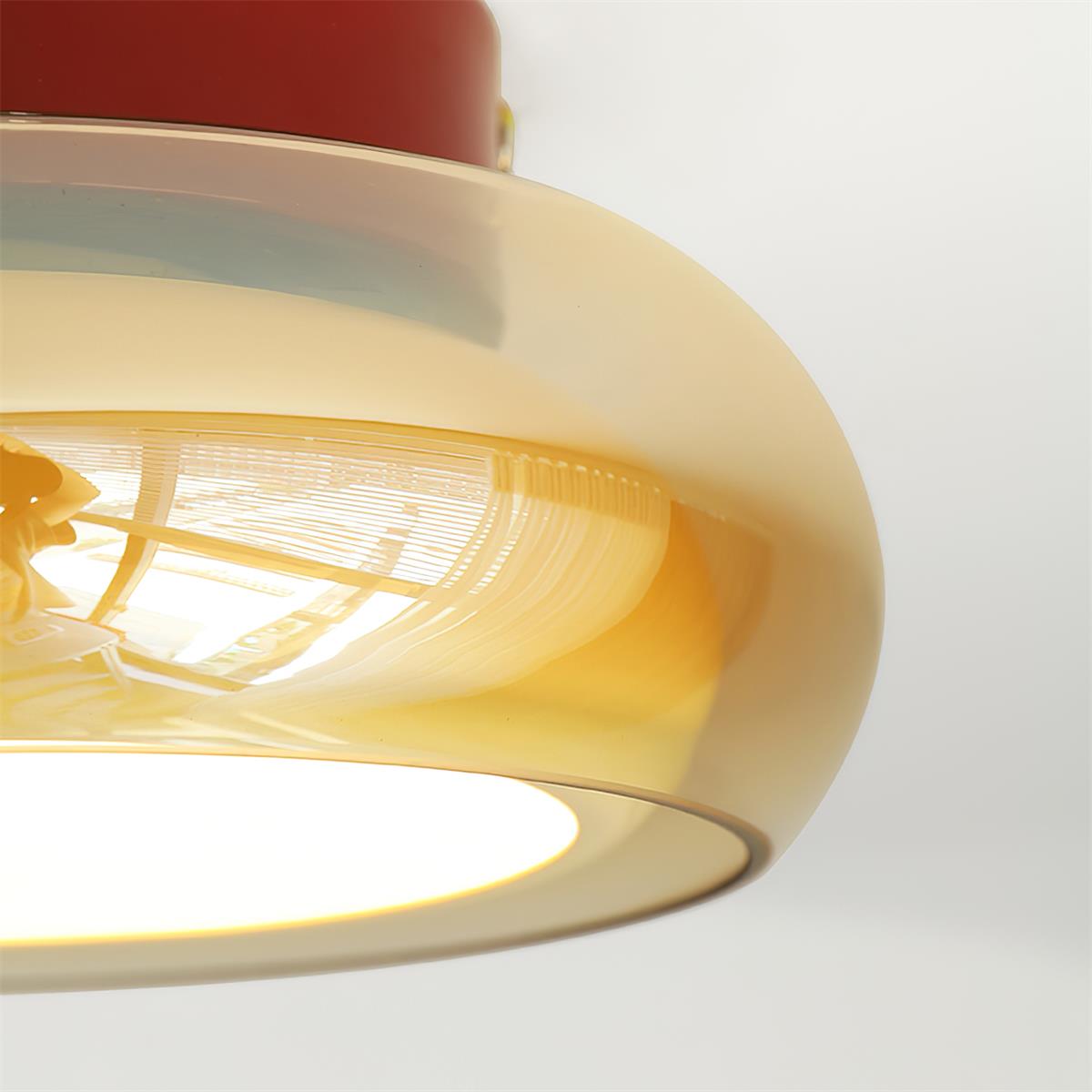 Lathenenis Glass Ceiling Light-Moonnatur