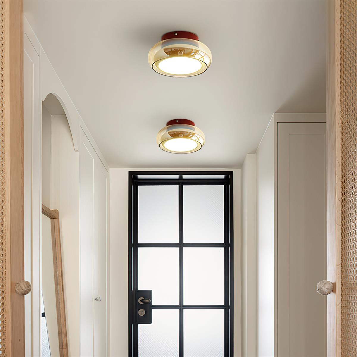 Lathenenis Glass Ceiling Light-Moonnatur