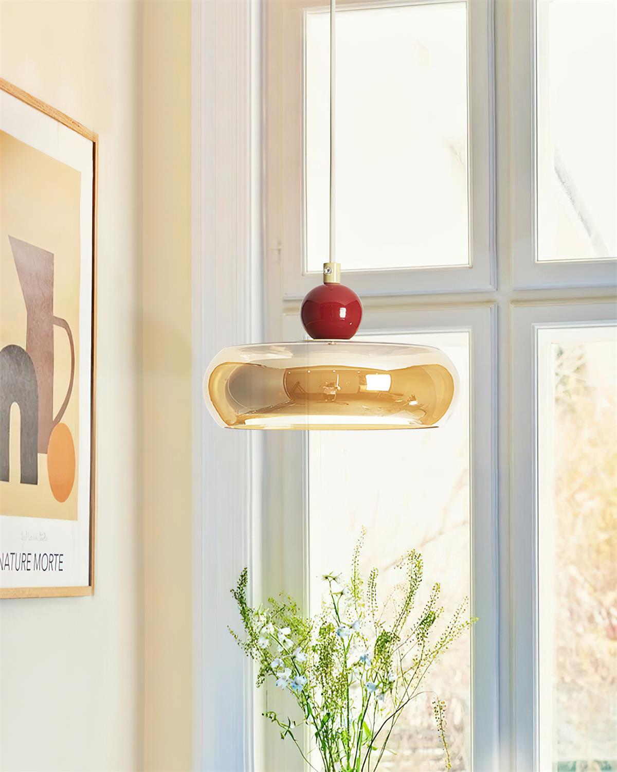 Ferrowwood Glass Pendant Light-Moonnatur