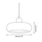 Ferrowwood Glass Pendant Light-Moonnatur