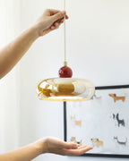 Ferrowwood Glass Pendant Light-Moonnatur