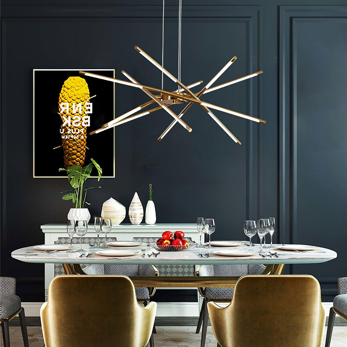 Raleneth Iron Chandelier-Moonnatur