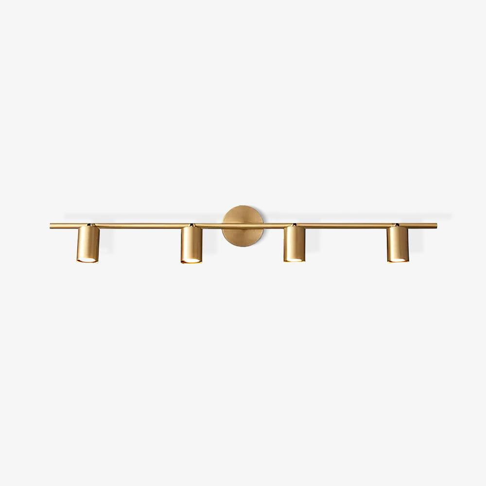 Zavelle Brass Spotlight Wall Light-Moonnatur