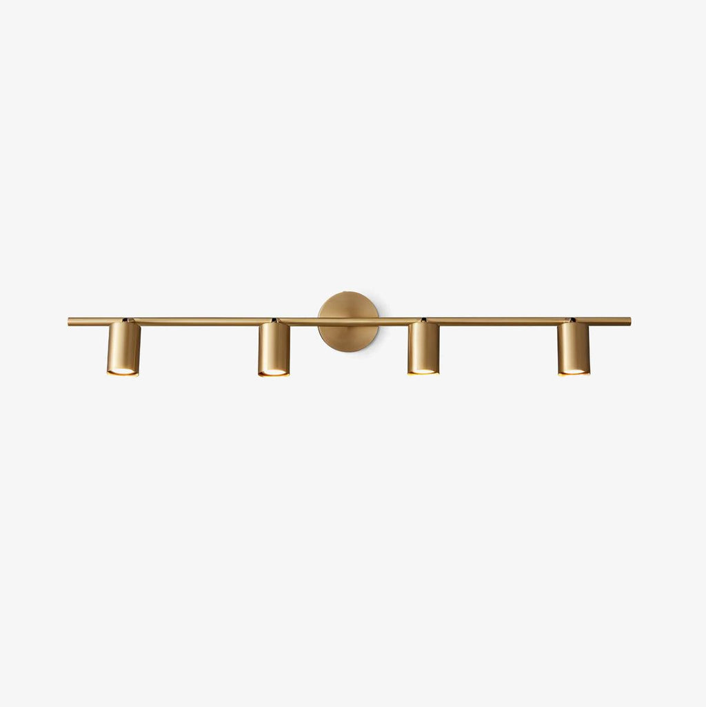 Zavelle Brass Spotlight Wall Light-Moonnatur