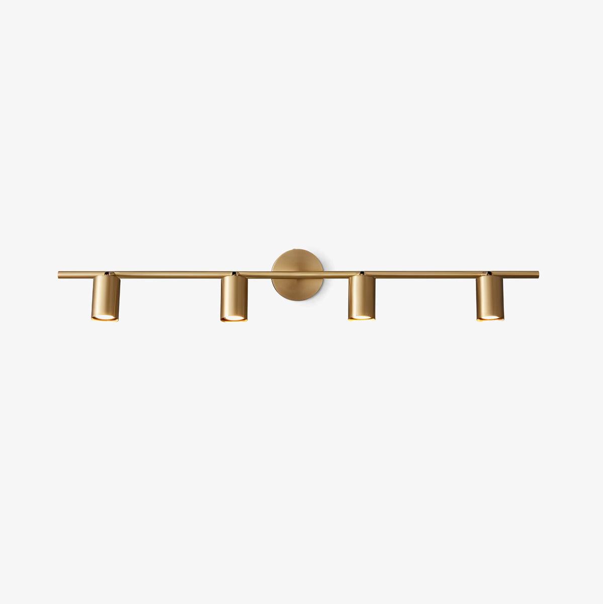 Zavelle Brass Spotlight Wall Light-Moonnatur