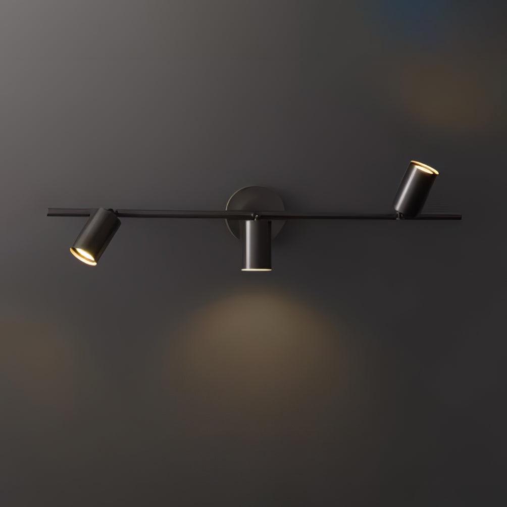 Zavelle Brass Spotlight Wall Light-Moonnatur