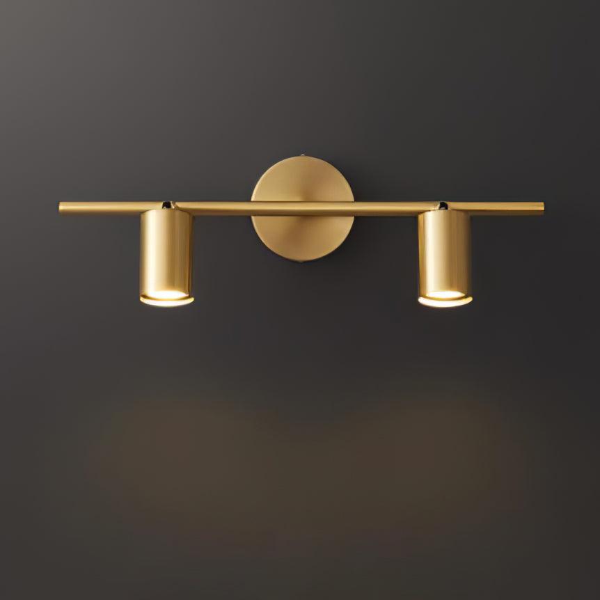 Zavelle Brass Spotlight Wall Light-Moonnatur