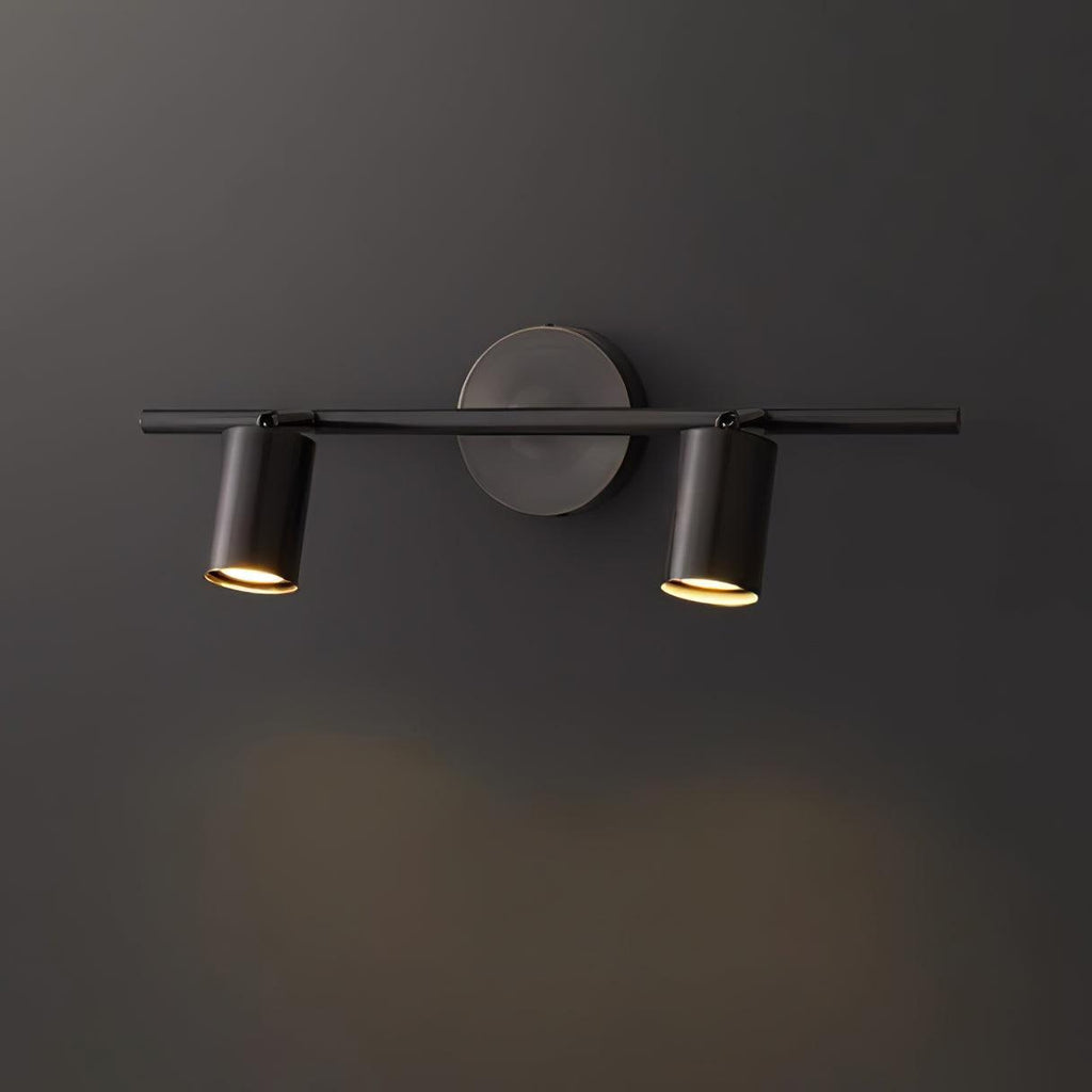Zavelle Brass Spotlight Wall Light-Moonnatur