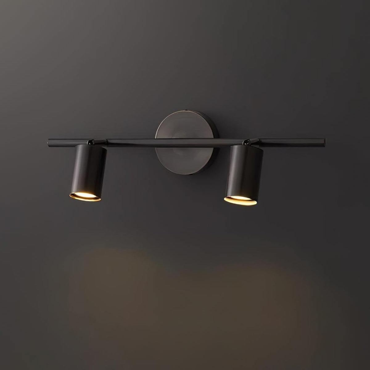 Zavelle Brass Spotlight Wall Light-Moonnatur