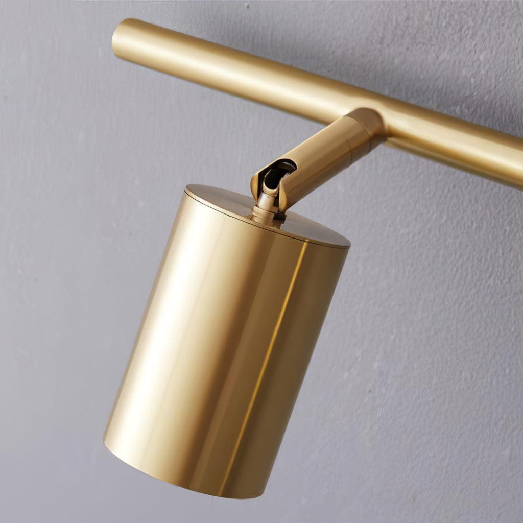 Zavelle Brass Spotlight Wall Light-Moonnatur
