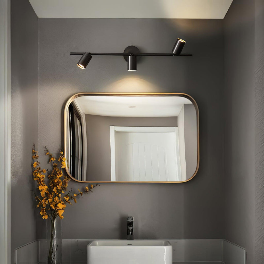Zavelle Brass Spotlight Wall Light-Moonnatur