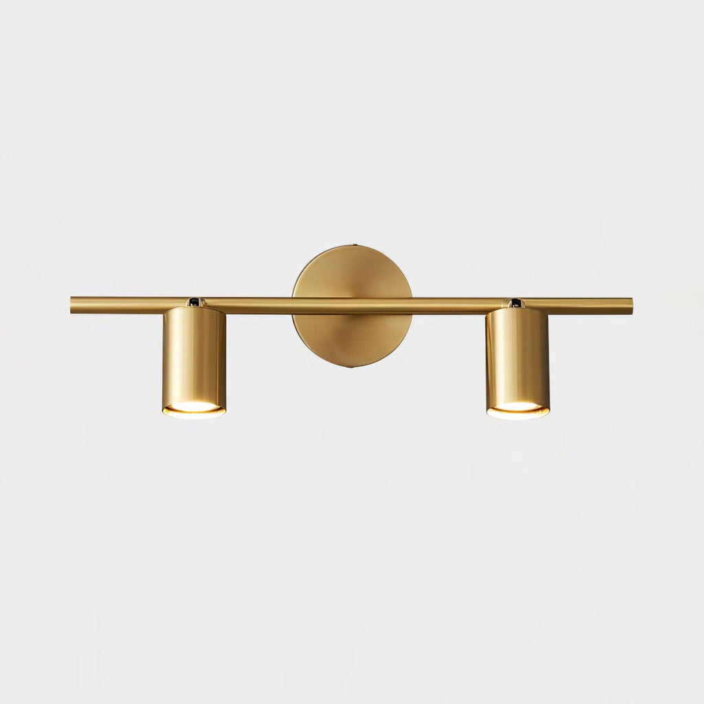 Zavelle Brass Spotlight Wall Light-Moonnatur