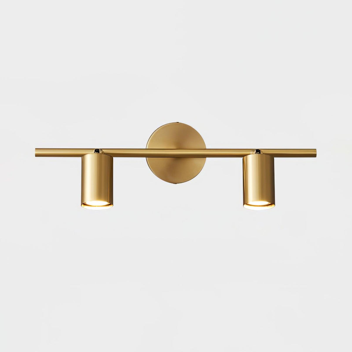Zavelle Brass Spotlight Wall Light-Moonnatur
