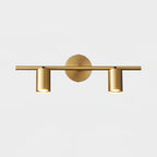 Zavelle Brass Spotlight Wall Light-Moonnatur