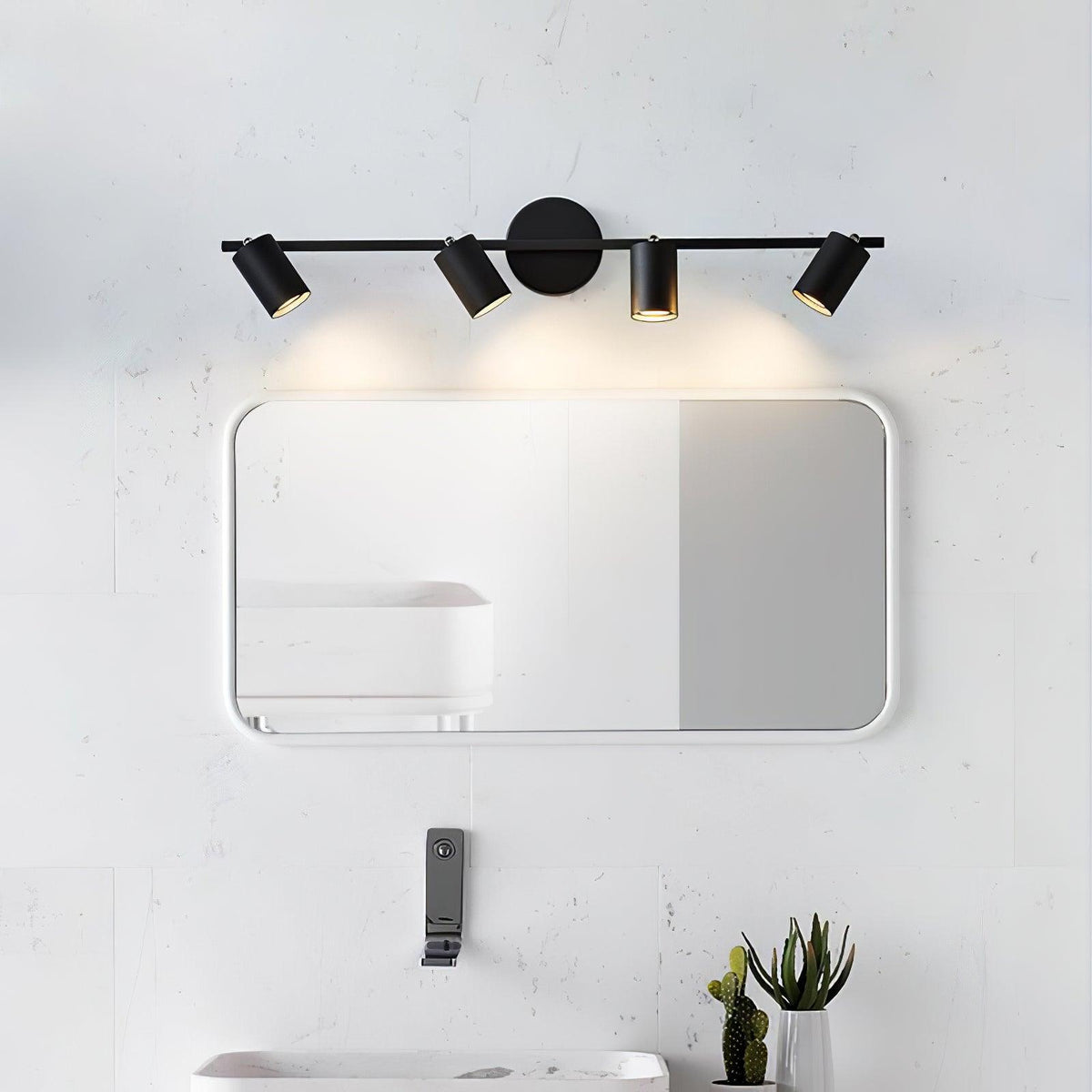 Zavelle Brass Spotlight Wall Light-Moonnatur