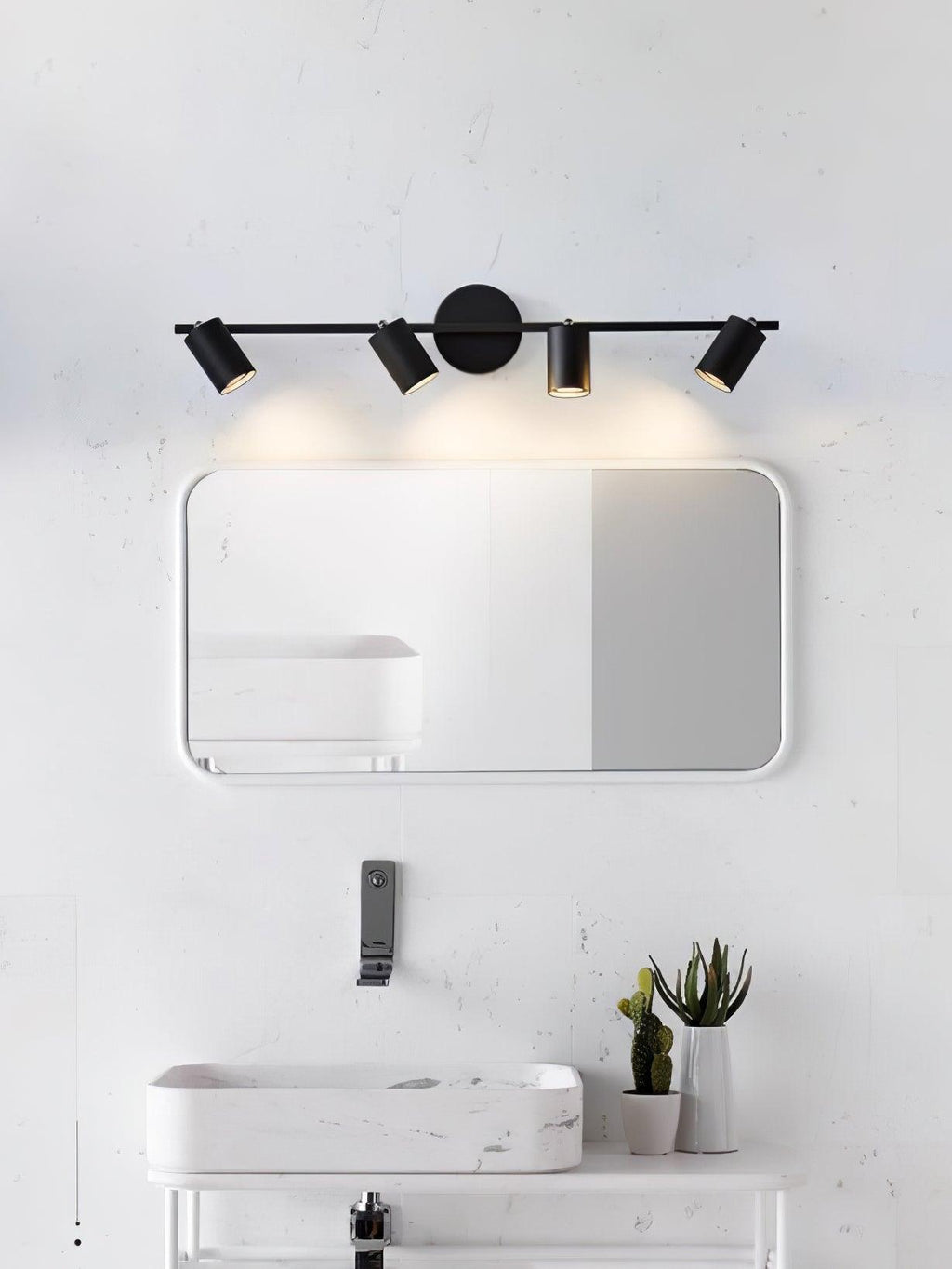 Zavelle Brass Spotlight Wall Light-Moonnatur