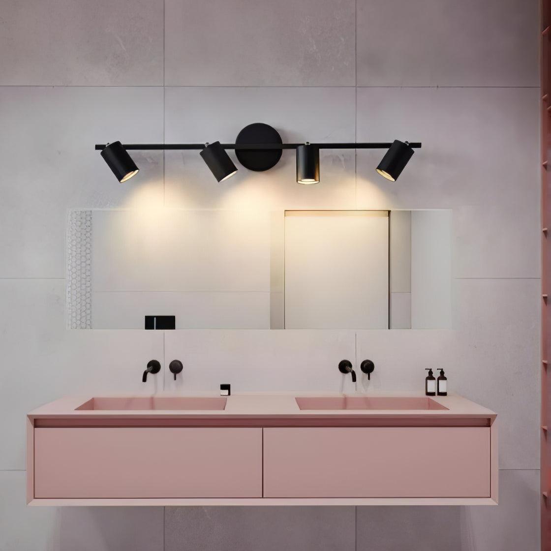 Zavelle Brass Spotlight Wall Light-Moonnatur