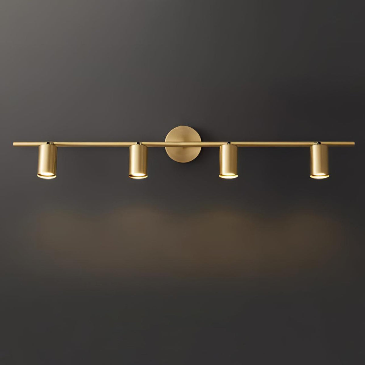 Zavelle Brass Spotlight Wall Light-Moonnatur
